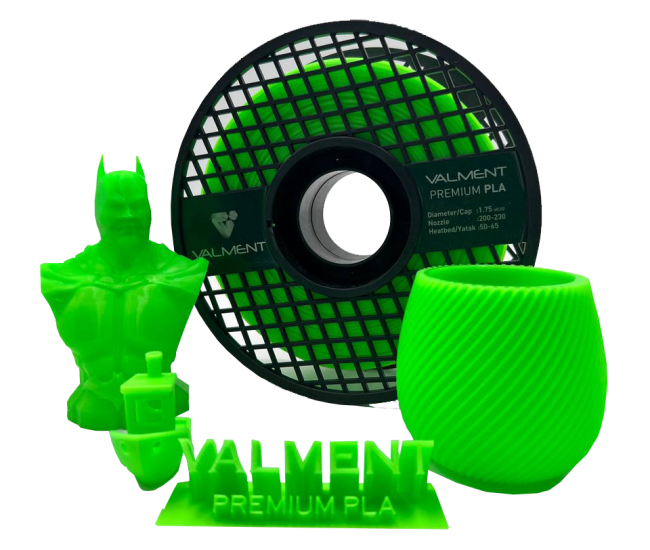 Valment Premium PLA Filament 1 KG Neon Yeşil